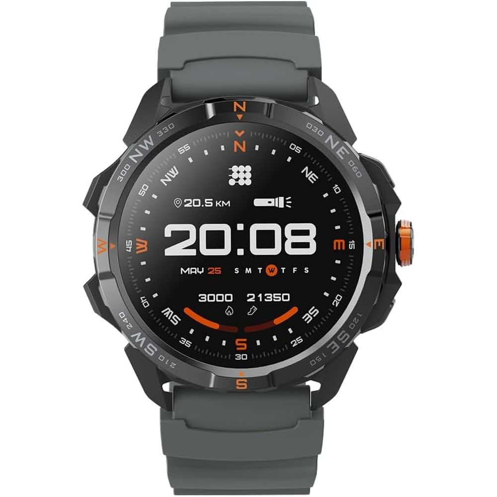 Smartwatch - Cubitt Terra Red Smartwatch met Dual-Band