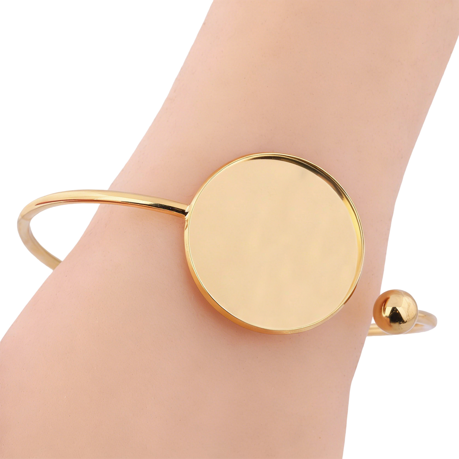 Cuff Bangle Bracelet - 2 stuks geschikt voor 30 mm