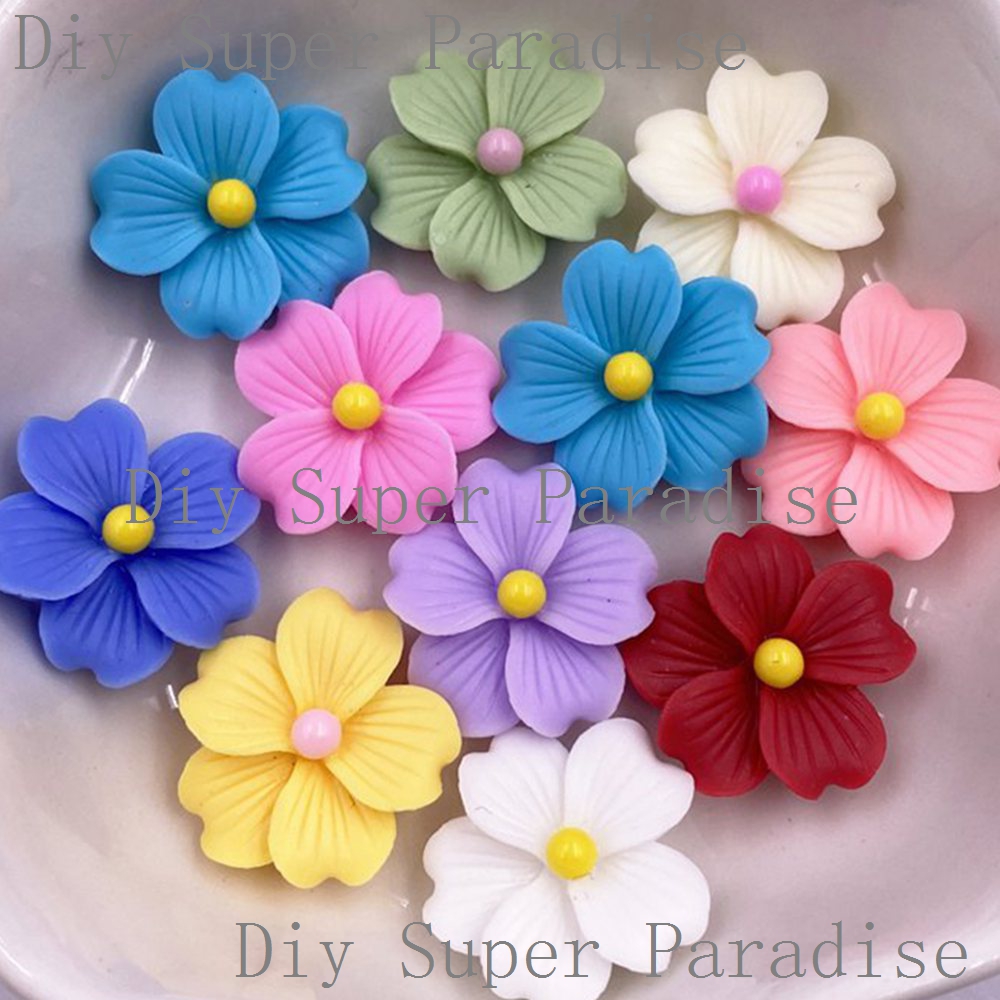 Paradise Jewelry & Watches Llc - 50 Stuks Hars Kleurrijke 16mm Bloem