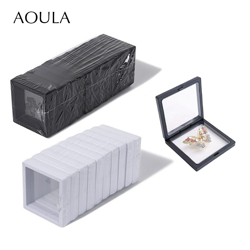 Al Ain Jewelry & Watches Exhibition 2025 - Draagbare Floating Frame Display Houder Ophanging