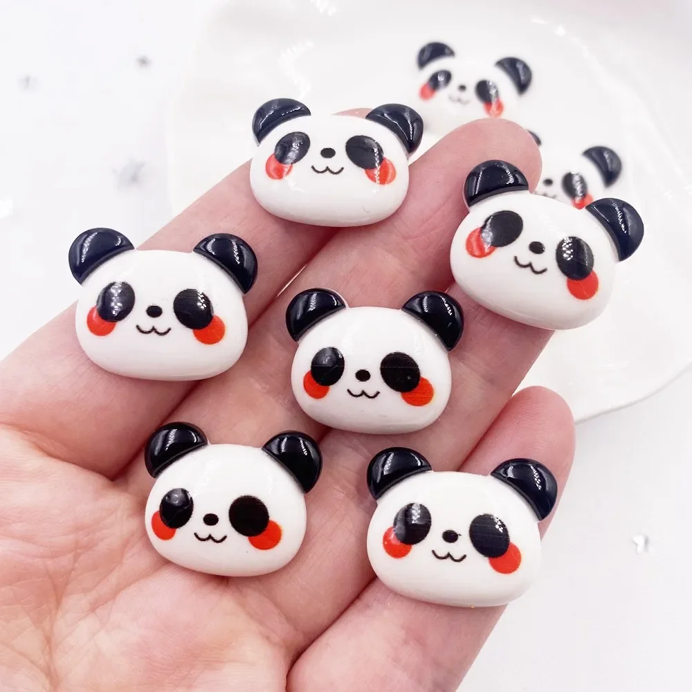 Paradise Jewelry & Watches Llc - 12PCS Kawaii Kleurrijke Hars Zwart witte