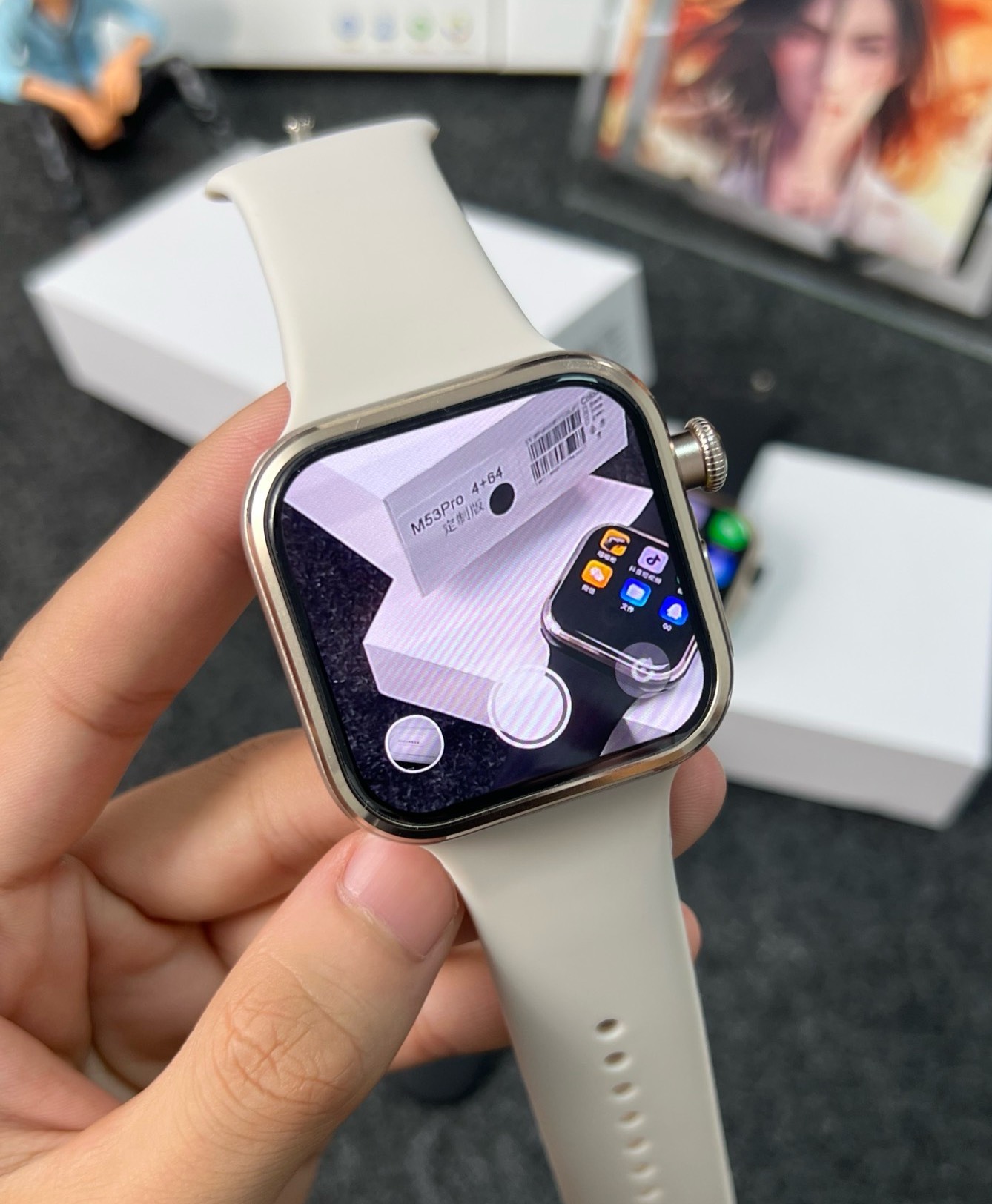 [Breedbeeldscherm M53Pro] W527 - Smartwatch recensie en prijs