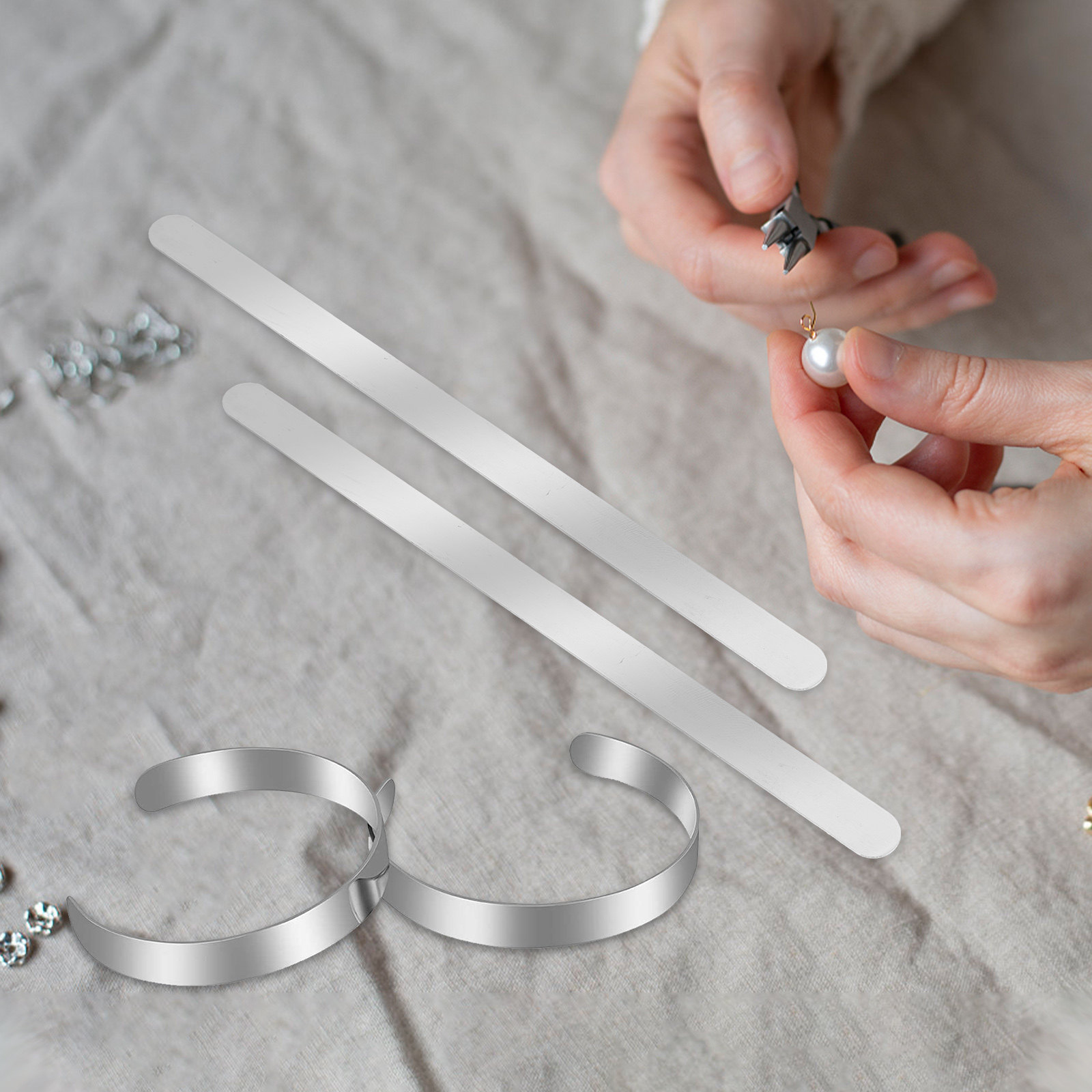 18 stuks roestvrijstalen armba - Cuff Bangle Bracelet recensie en prijs