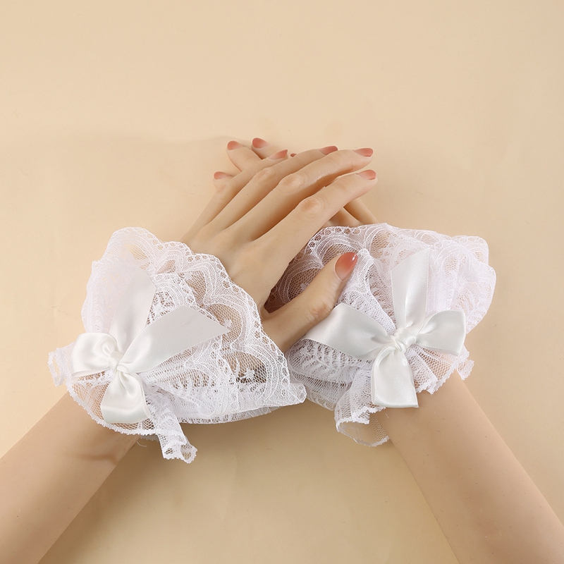 Zoete Lolita Kant Strik Polsma - Cuff Bangle Bracelet recensie en prijs