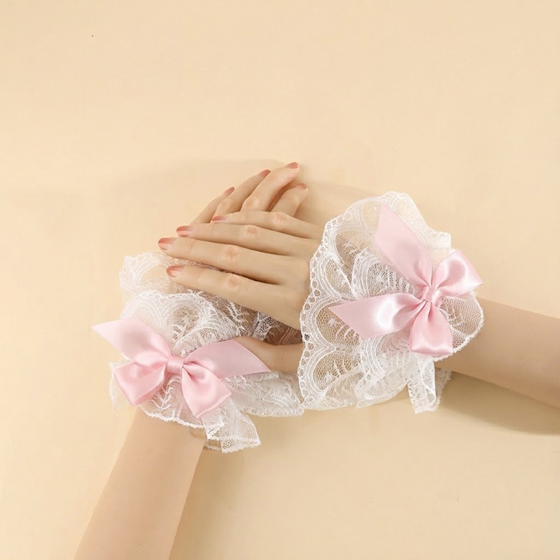 Zoete Lolita Kant Strik Polsma - Cuff Bangle Bracelet recensie en prijs