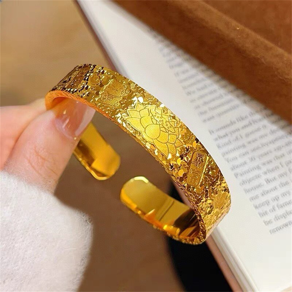Unisex 14K verguld roestvrijst - Cuff Bangle Bracelet recensie en prijs