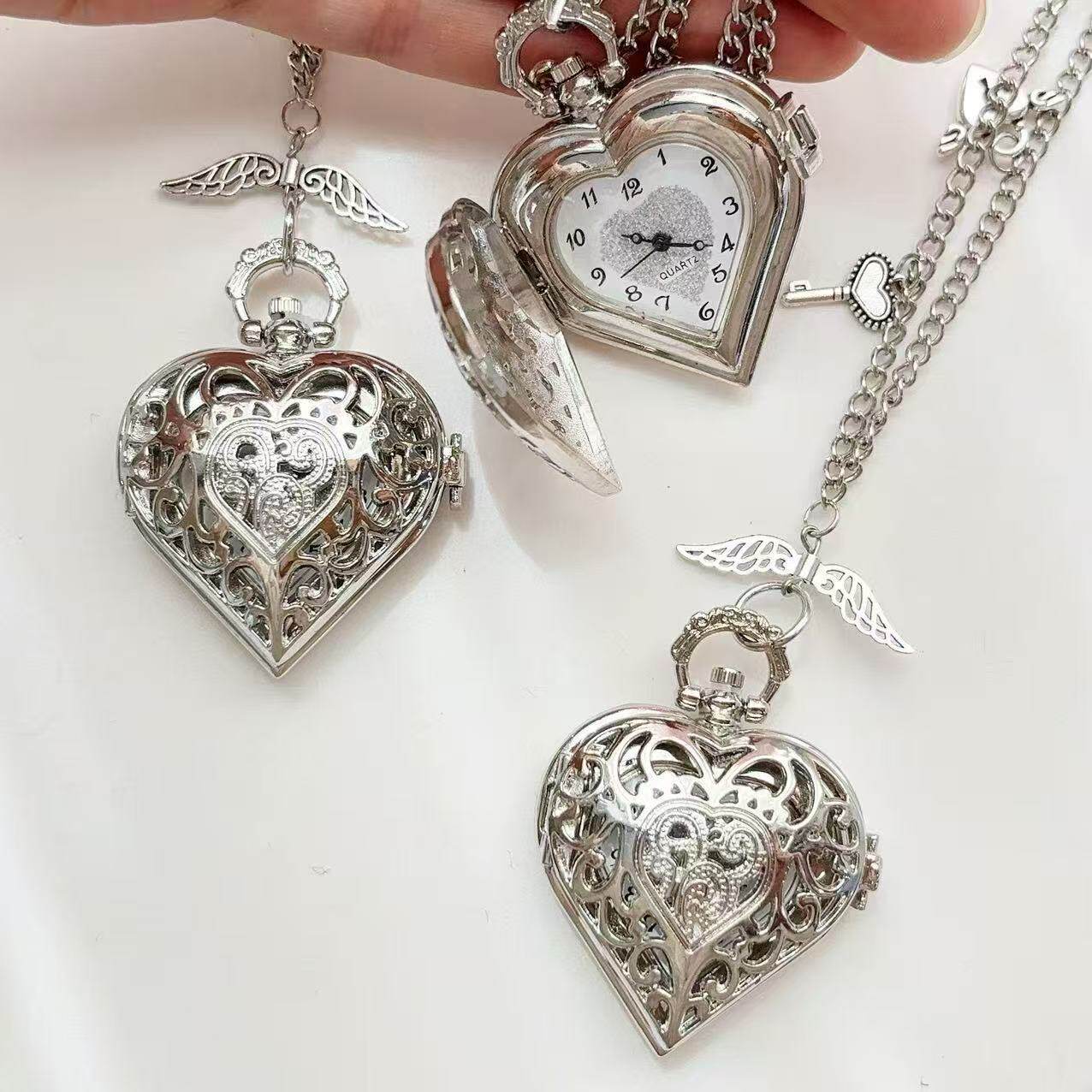 Y2K Hol Hart Zakhorloge Kettin - Vintage Jewelry Watches Women recensie en prijs
