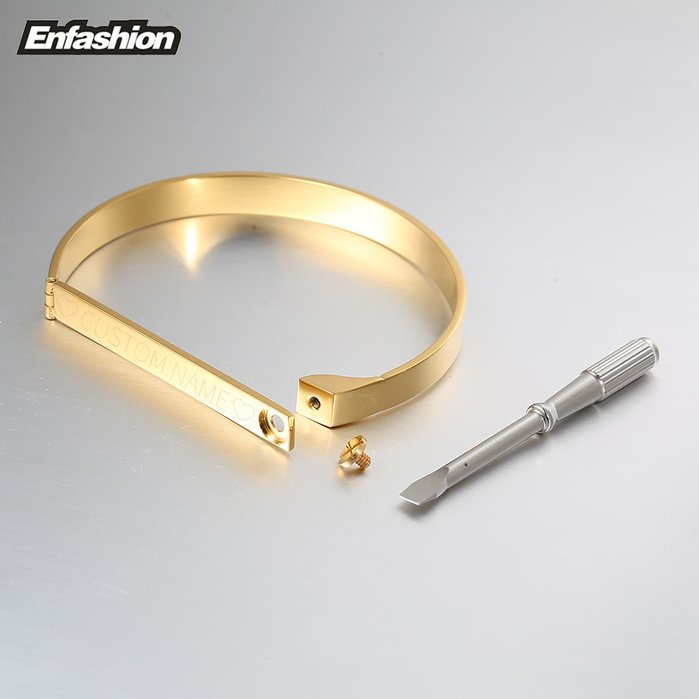 Enfashion Gepersonaliseerde Ge - Cuff Bangle Bracelet recensie en prijs