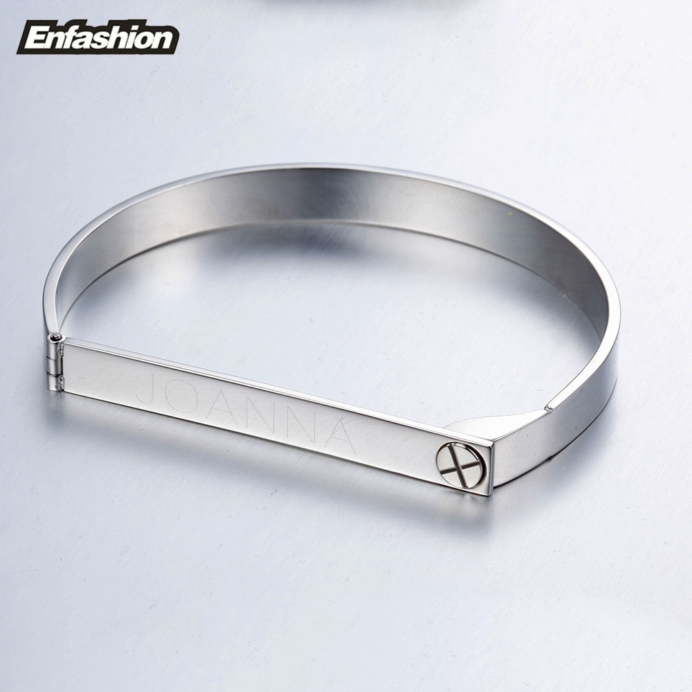 Enfashion Gepersonaliseerde Ge - Cuff Bangle Bracelet recensie en prijs