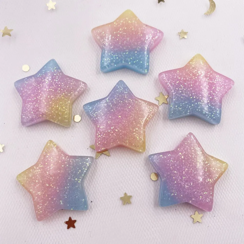 10PCS Glitter Kawaii Hars Kleu - Paradise Jewelry & Watches Llc recensie en prijs