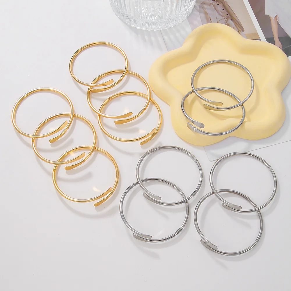 10 stks/partij Blank Messing S - Cuff Bangle Bracelet recensie en prijs