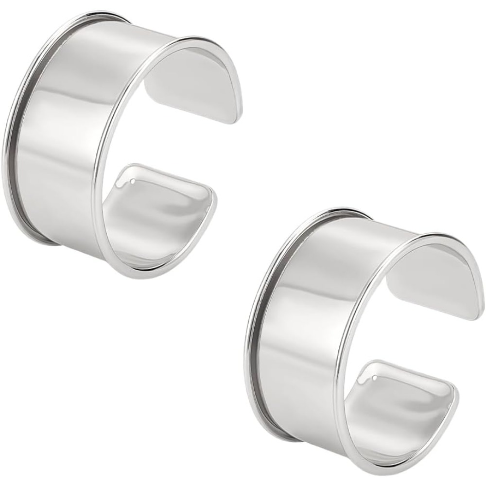 2 stks Platina Gegroefde Armba - Cuff Bangle Bracelet recensie en prijs